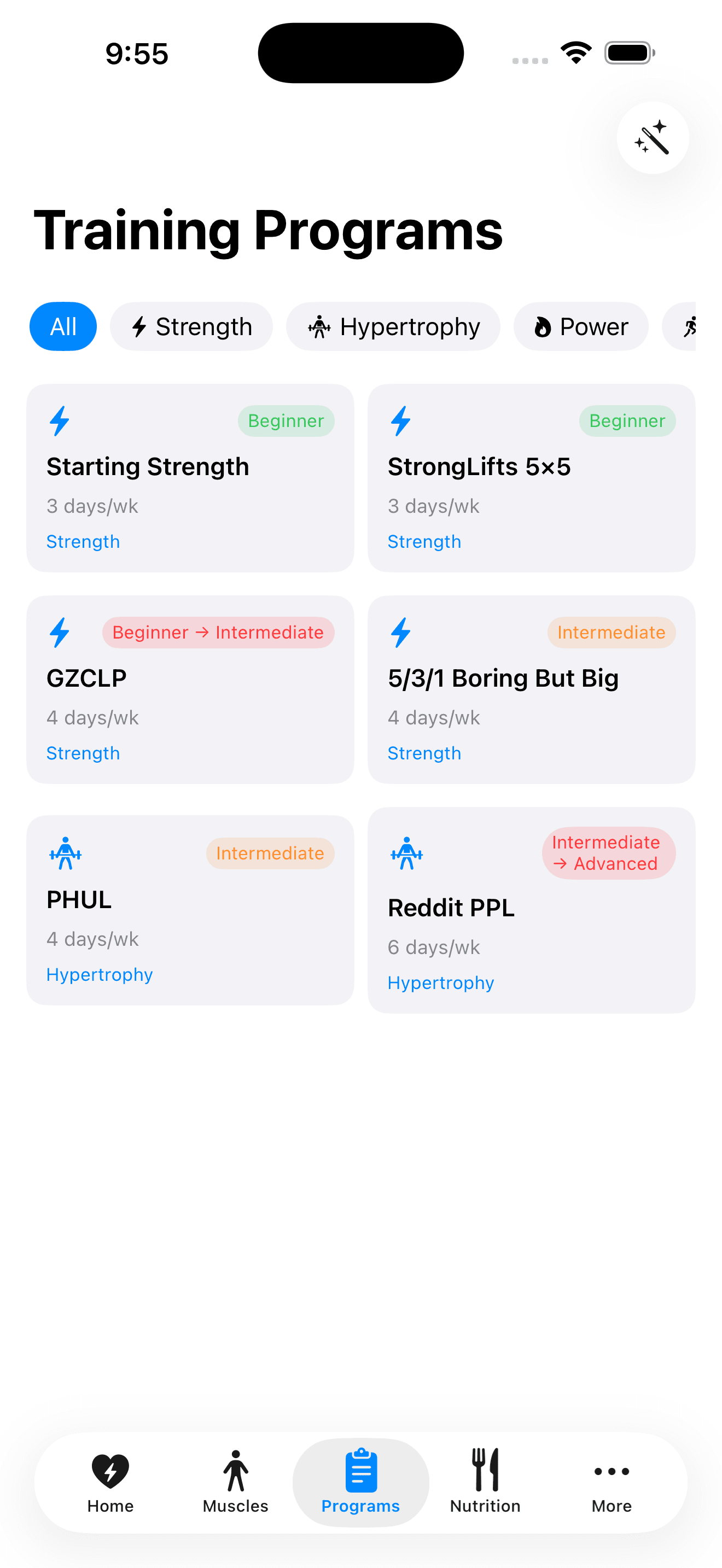 PrismCoach Programs