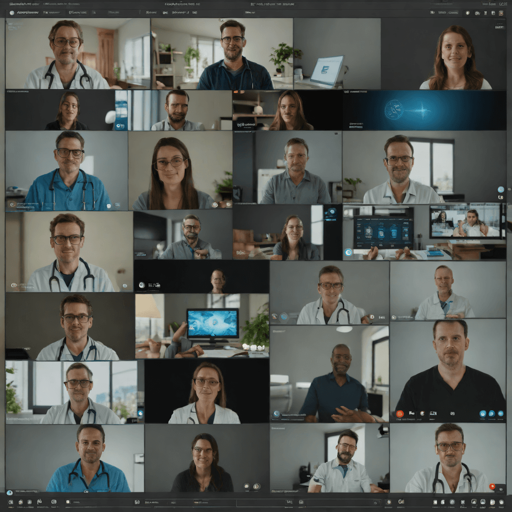 HD Video Conference Interface