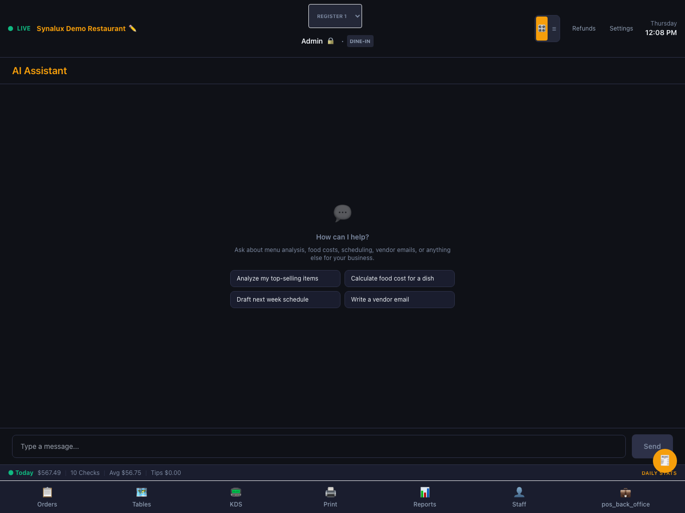AI Chat (POS)
